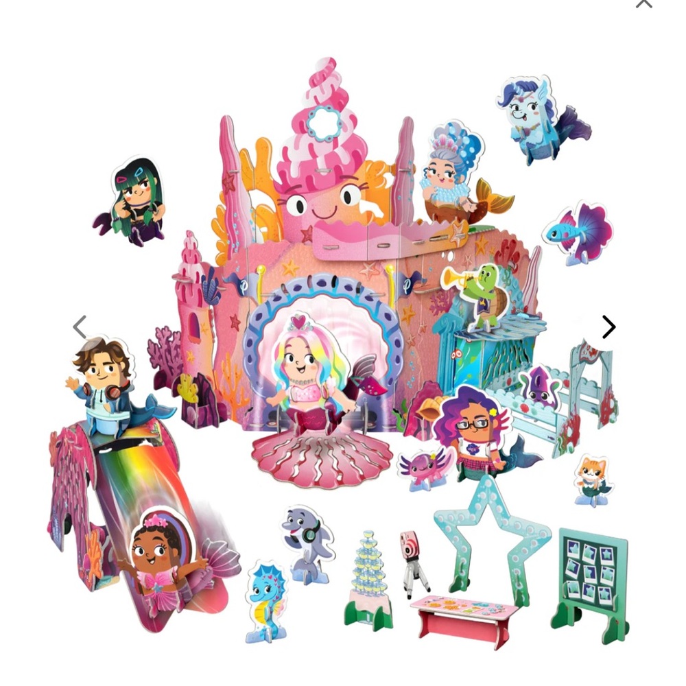 Playper Coral Castle: Majestic Mermaids‎ Buildable Playset. New